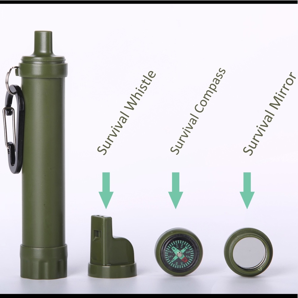 Emergency Water Filter & Survival Bracelet